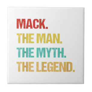 Azulejo Hombres Mack El Hombre El Mito La Leyenda