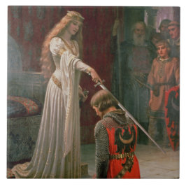 Azulejo Homenaje (de Edmond Blair Leighton)