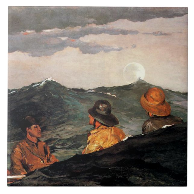 Azulejo Homero - Besando la luna (Frente)