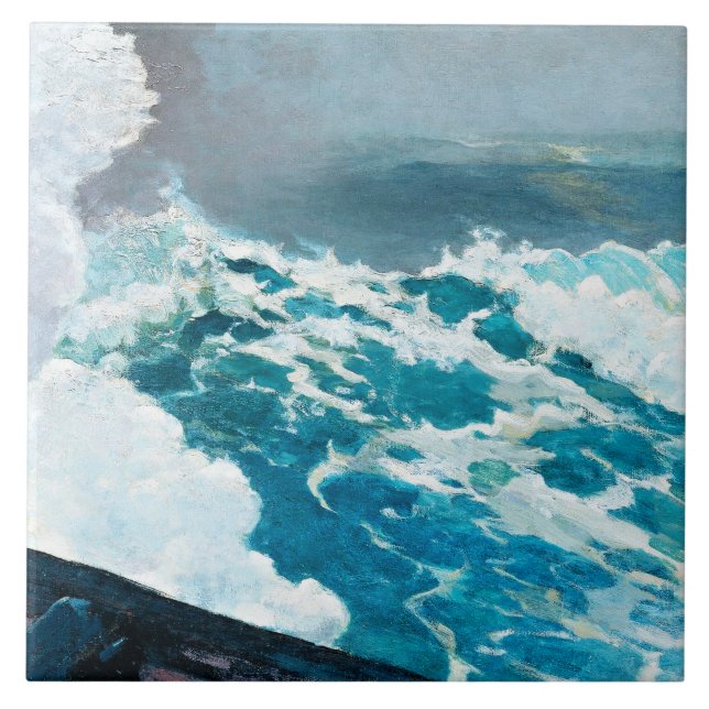 Azulejo Homero - Northeaster, 1895 (Frente)