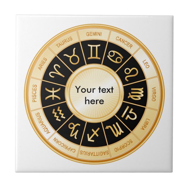 Azulejo Horoscope Mandala (Frente)