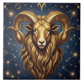 Azulejo Horoscope Sign Aries | Astrology Art