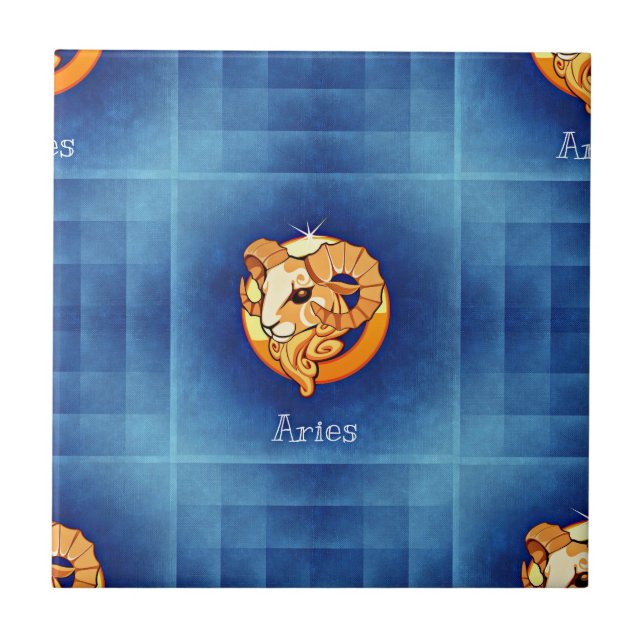 Azulejo horóscopo de aries (Frente)