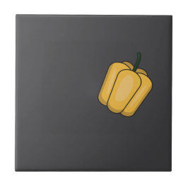 Azulejo Hortalizas cortas, pimienta dulce y gris