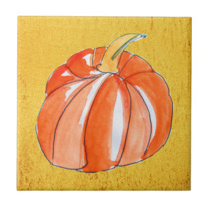 Azulejo Hortalizas de calabaza finas otoño otoño