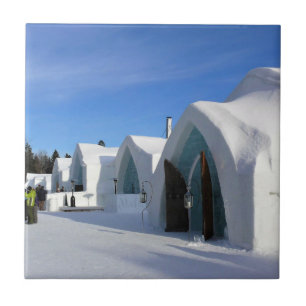 Azulejo Hotel de Glace, Quebec, Canadá