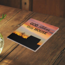 House Blessing Sunset Silhouette