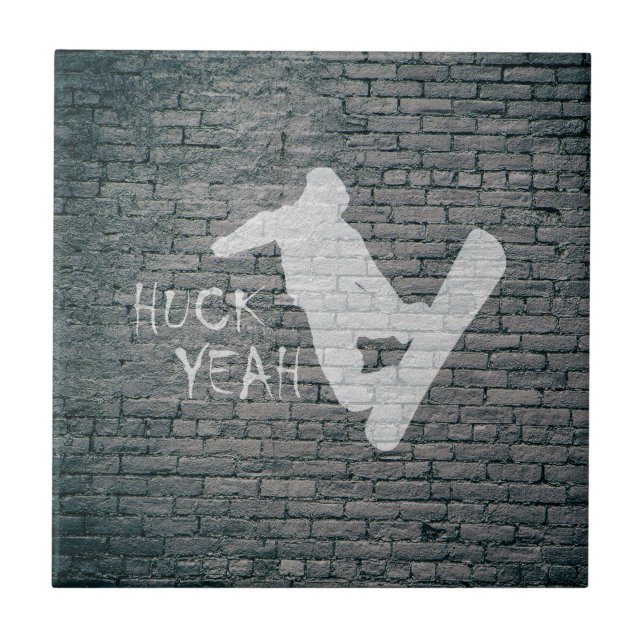 Azulejo Huck Yeah (Snowboarding) (Frente)