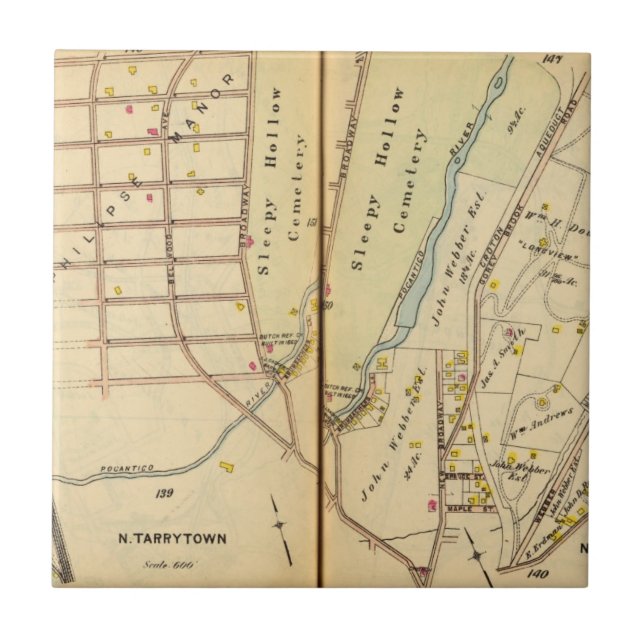 Azulejo Hueco soñoliento, Nueva York (Frente)