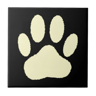 Azulejo Huella de pezuña de perro Amante de mascotas perso