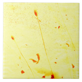 Azulejo Huella solar de tallos de amapola secos