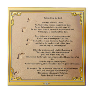 Azulejo Huellas De Tile Cerámico En El Campeón De La Sand 