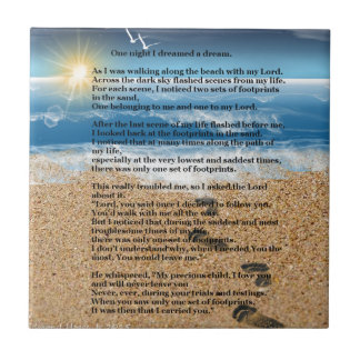 Azulejo Huellas en la arena