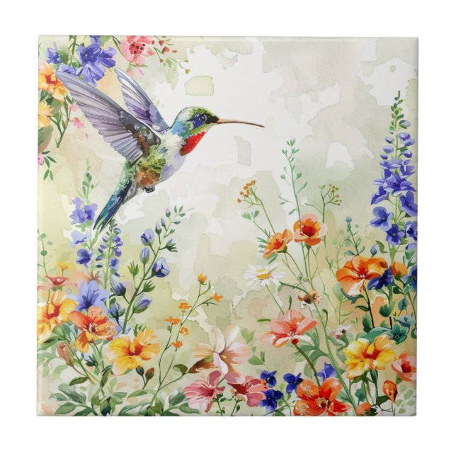 Azulejo Hummingbird (Frente)