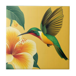 AZULEJO HUMMINGBIRD #1