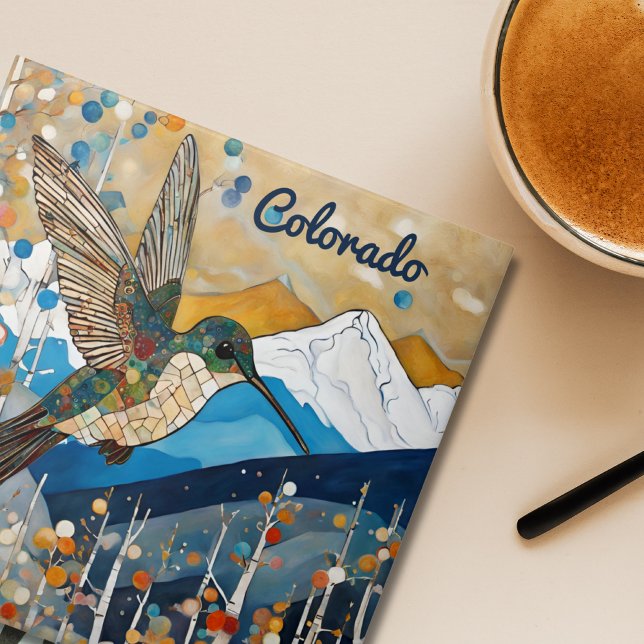 Azulejo Hummingbird Art Nouveau (Subido por el creador)