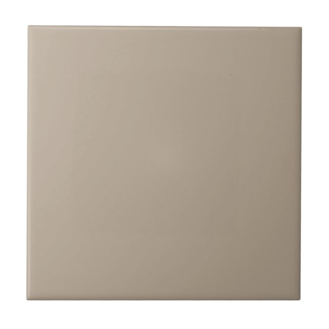 Azulejo Hummus Beige, color sólido neutro marrón claro (Frente)