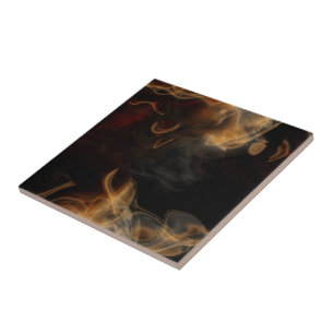 Azulejo Humo y llamas