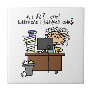 Azulejo Humor de la vida de la transferencia directa