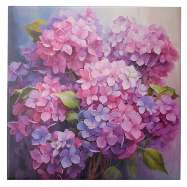 Azulejo Hydrangeas (Frente)