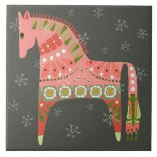 Azulejo Hygge Horse Ceramic Kitchen Tile