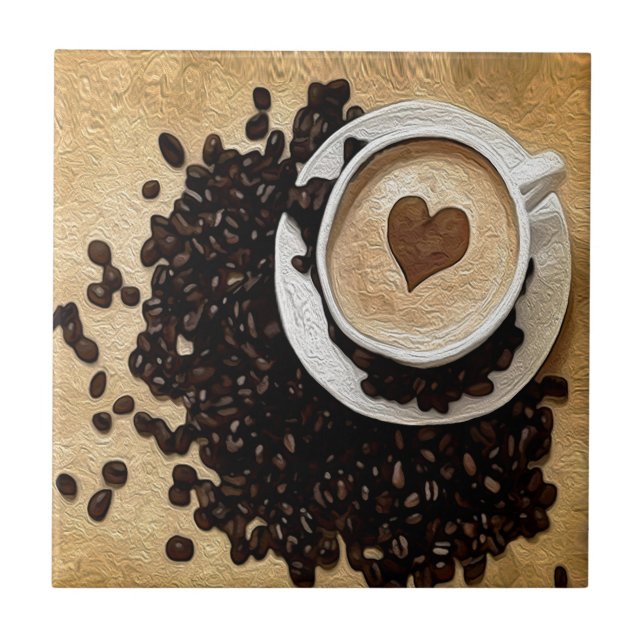 Azulejo I café del corazón (Frente)