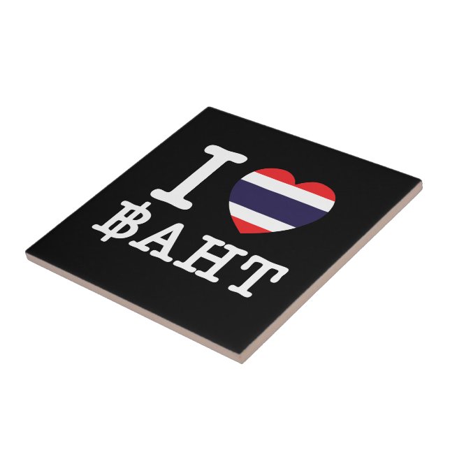 Azulejo I Heart (Love) Baht (Lado)