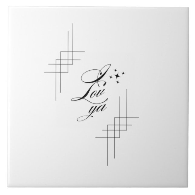 Azulejo I lov ya  (Frente)