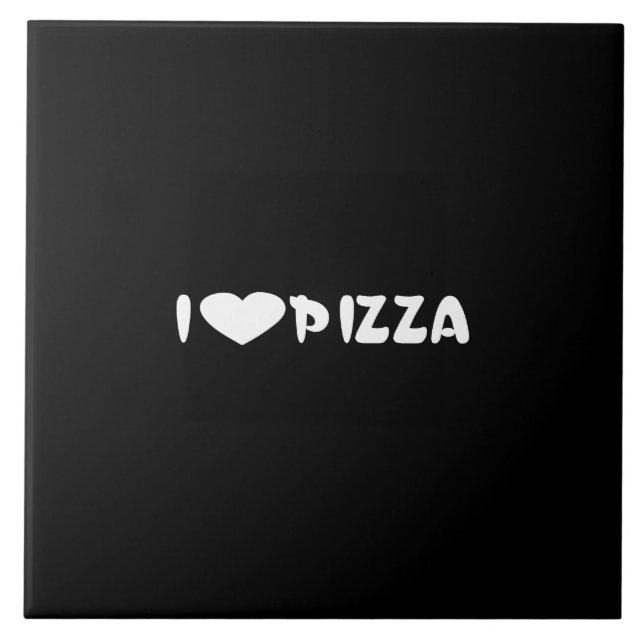 Azulejo i love pizza (Frente)