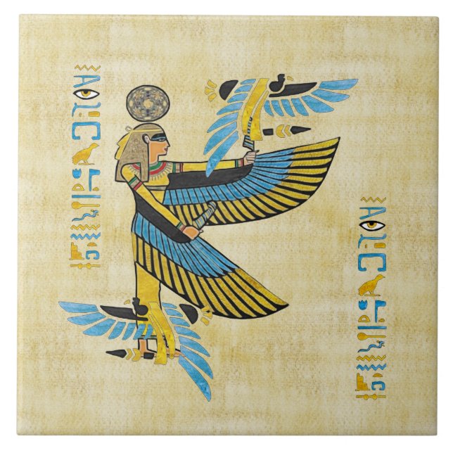 Azulejo Ibis de los Guardianes (Frente)