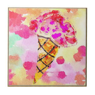 Azulejo Ice Cream Cone Tile