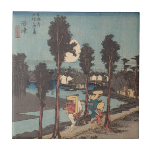 Azulejo Ichiryusai Hiroshige Tile