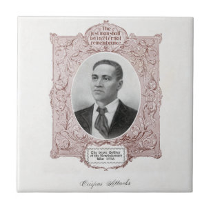 Azulejo Íconos de la Historia Negra: Crispus Attucks, Márt