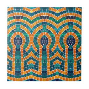 Azulejo ICONOS DE ORO MOSAIC 4.25x4.25 Tejido cerámico
