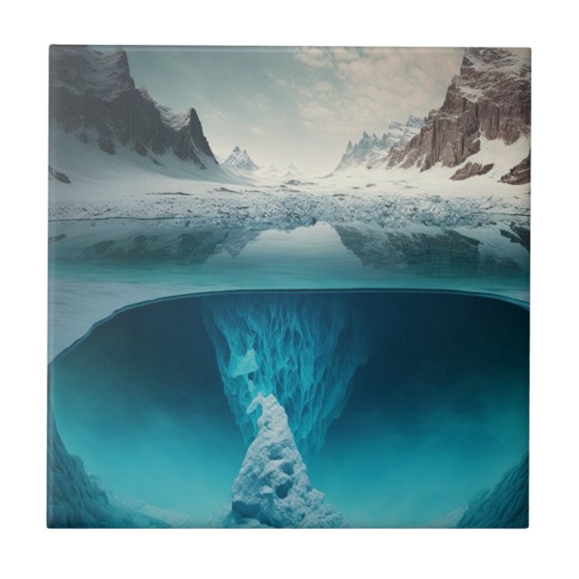 Azulejo Icy Mountain View (Frente)