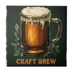 Azulejo Icy Mug del Ilustracion Craft Brew