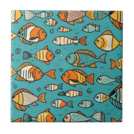 Azulejo Ideas de regalo de patrones de peces