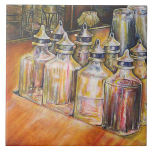 Azulejo Ideografía de la luz dorada