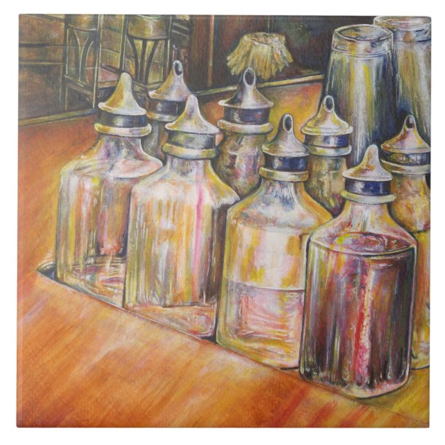 Azulejo Ideografía de la luz dorada (Frente)