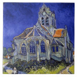 Azulejo Iglesia de Auvers, Van Gogh<br><div class="desc">Vincent Willem van Gogh (30 de marzo de 1853 a 29 de julio de 1890) fue un pintor holandés post-impresionista que figura entre las figuras más famosas e influyentes de la historia del arte occidental. En poco más de una década, creó unas 2.100 obras de arte, entre ellas unas 860...</div>