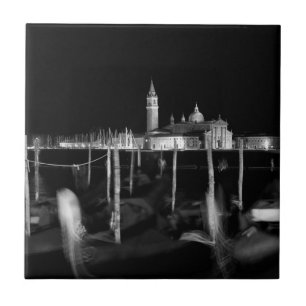 Azulejo Iglesia de San Giorgio Maggiore, góndolas en Venec