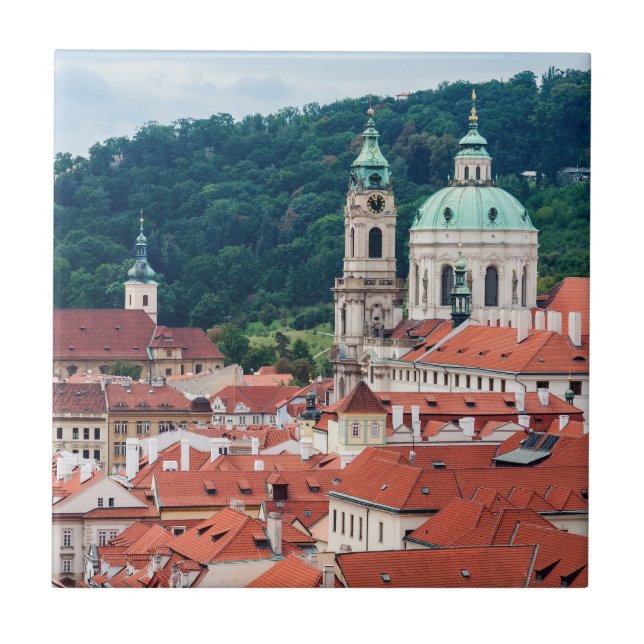 Azulejo Iglesia de San Nicolás - Praga, República Checa (Frente)