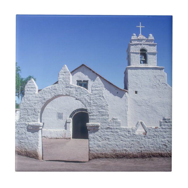 Azulejo Iglesia de San Pedro de Atacama - Chile (Frente)