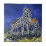 Azulejo Iglesia en Auvers por Van Gogh Painting Art<br><div class="desc">La iglesia de Auvers-sur-Oise,  vista desde el Chevet por Vincent van Gogh</div>