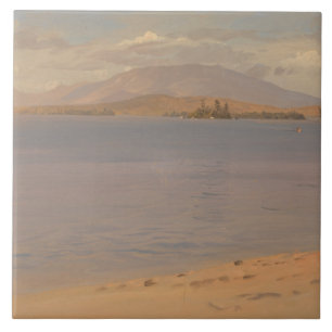 Azulejo Iglesia Frederic Edwin - Monte Katahdin desde el l