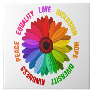 Azulejo Igualdad Amor Inclusión Esperanza Diversidad Amabi
