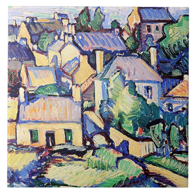 Azulejo Ile de Brehat de Samuel Peploe, (Frente)