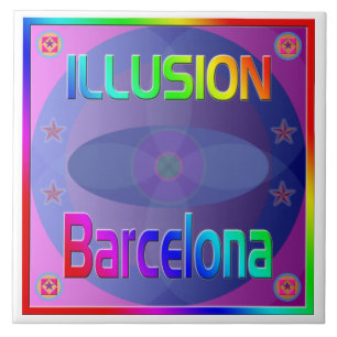 Azulejo "¡ILLUSION Barcelona Tile!