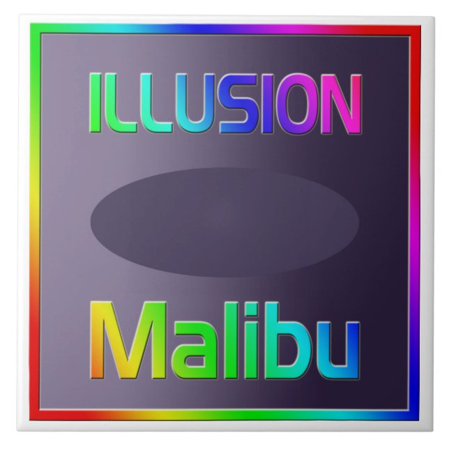 Azulejo "¡ILLUSIÓN Malibu! (Frente)