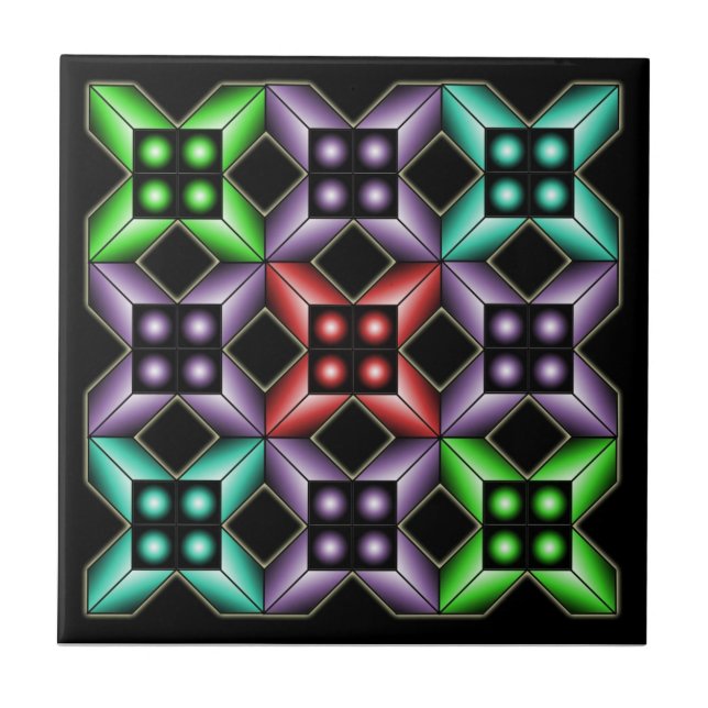 Azulejo Ilusión óptica 1 (Frente)